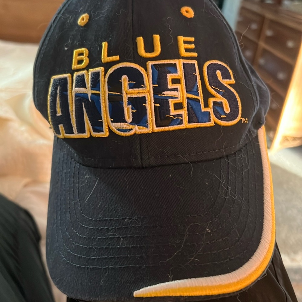 Blue Angels Velcro back cap